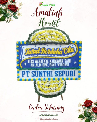 Papan Bunga Duka di Wesaput