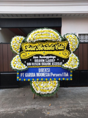 Papan Bunga Duka di Wesaput